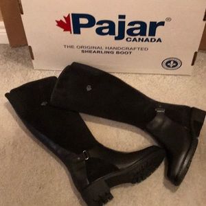 Pajar Shearling high leather boots